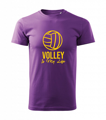 Herren Baumwolle T-Shirt - Volleyball