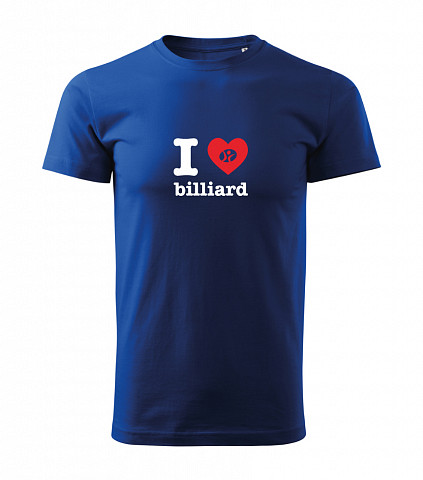 Herren Baumwolle T-Shirt - Billiard