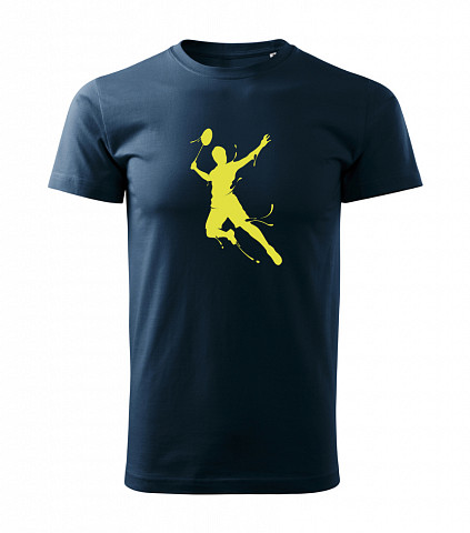 Pánské bavlněné tričko - Badminton