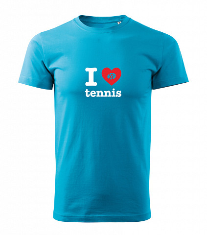 Herren Baumwolle T-Shirt - Tennis