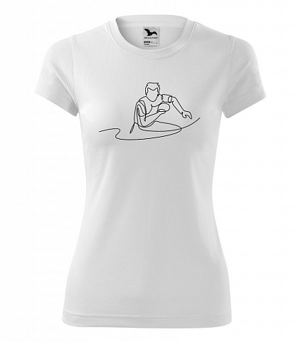 Damska funkcjonalna koszulka - Tenis stołowy