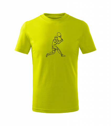 Kinder Baumwolle T-Shirt - Tennis