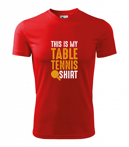 Męska funkcjonalna koszulka - Tenis stołowy