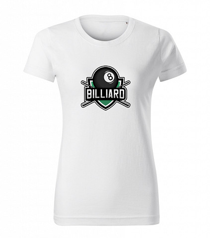 Damen Baumwolle T-Shirt - Billiard