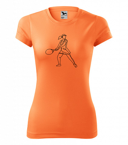 Damska funkcjonalna koszulka - Tenis ziemny