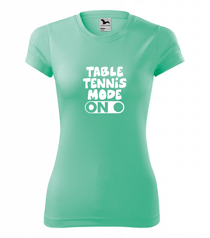 Dámské funkční tričko - Stolní tenis