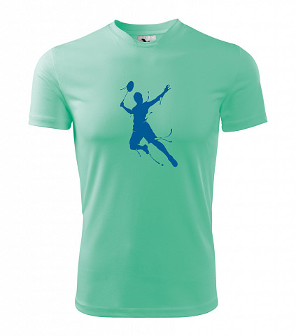 Męska funkcjonalna koszulka - Badminton
