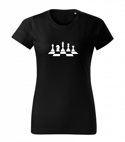 Damen Baumwolle T-Shirt - Schach